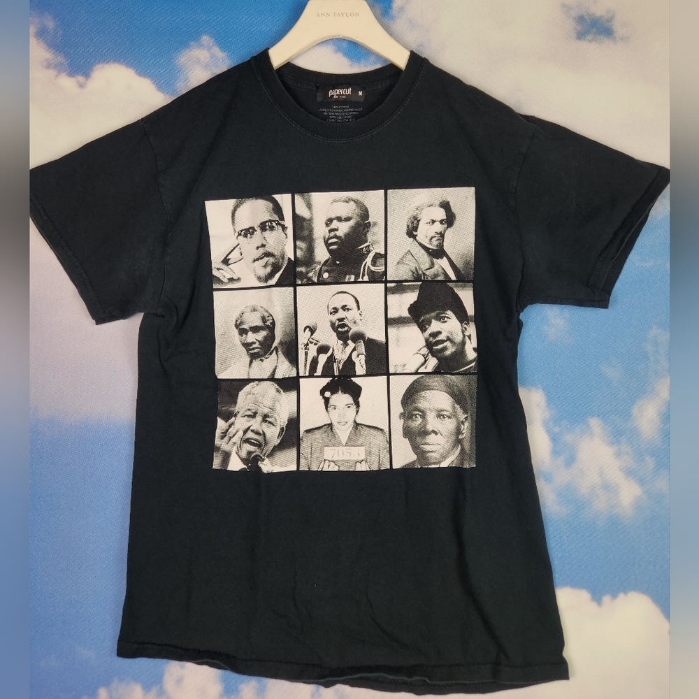 Papercut Brand Civil Rights Leaders T Shirt Men's Medium
